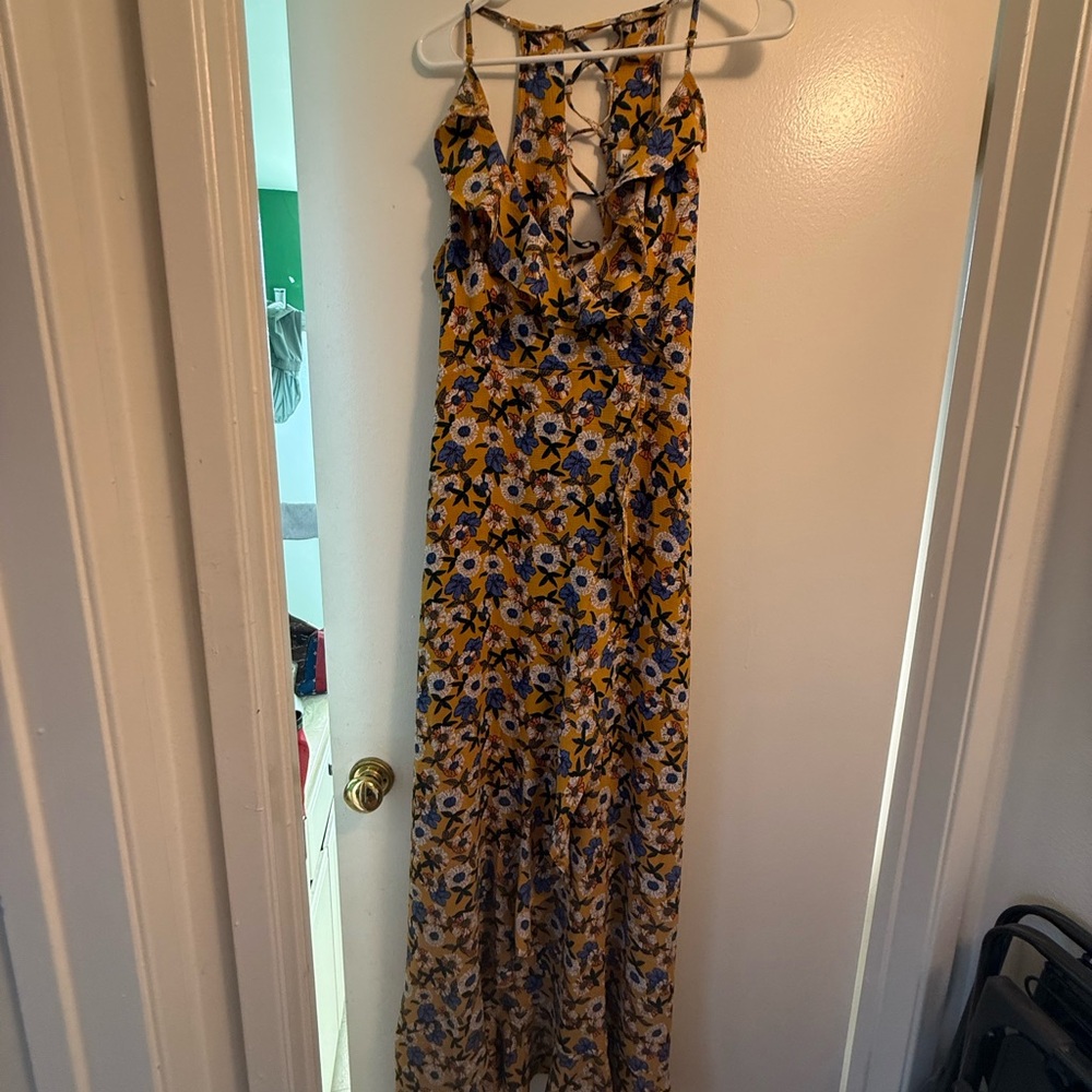 Molly Bracken Yellow Floral Dress